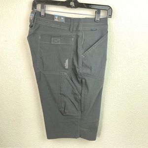 KUHL Renegade shorts in Koal, 12” inseam Sz 34 New w/some tags.